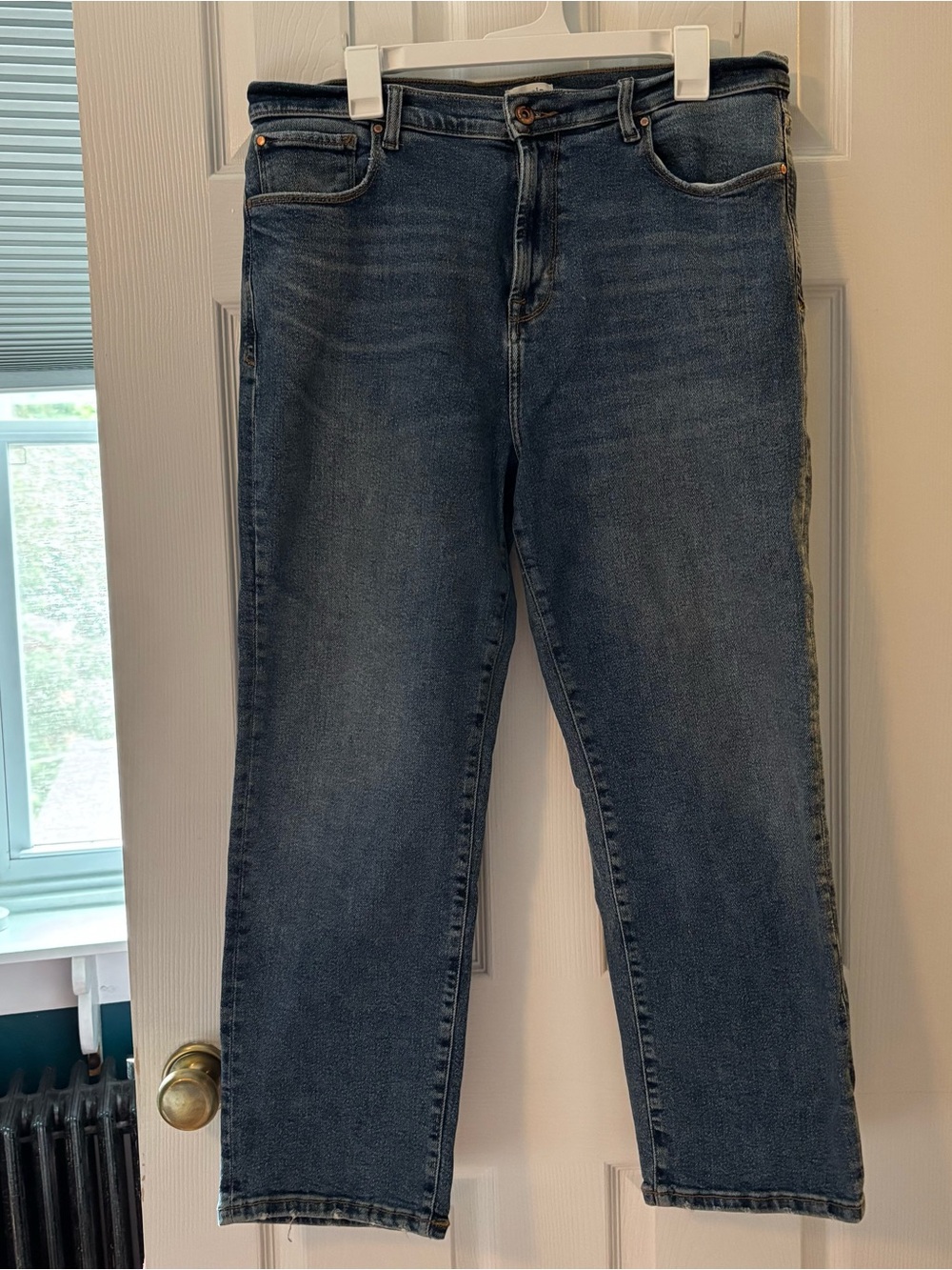Kensie Ella High Rise Straight Leg Jeans Size 14